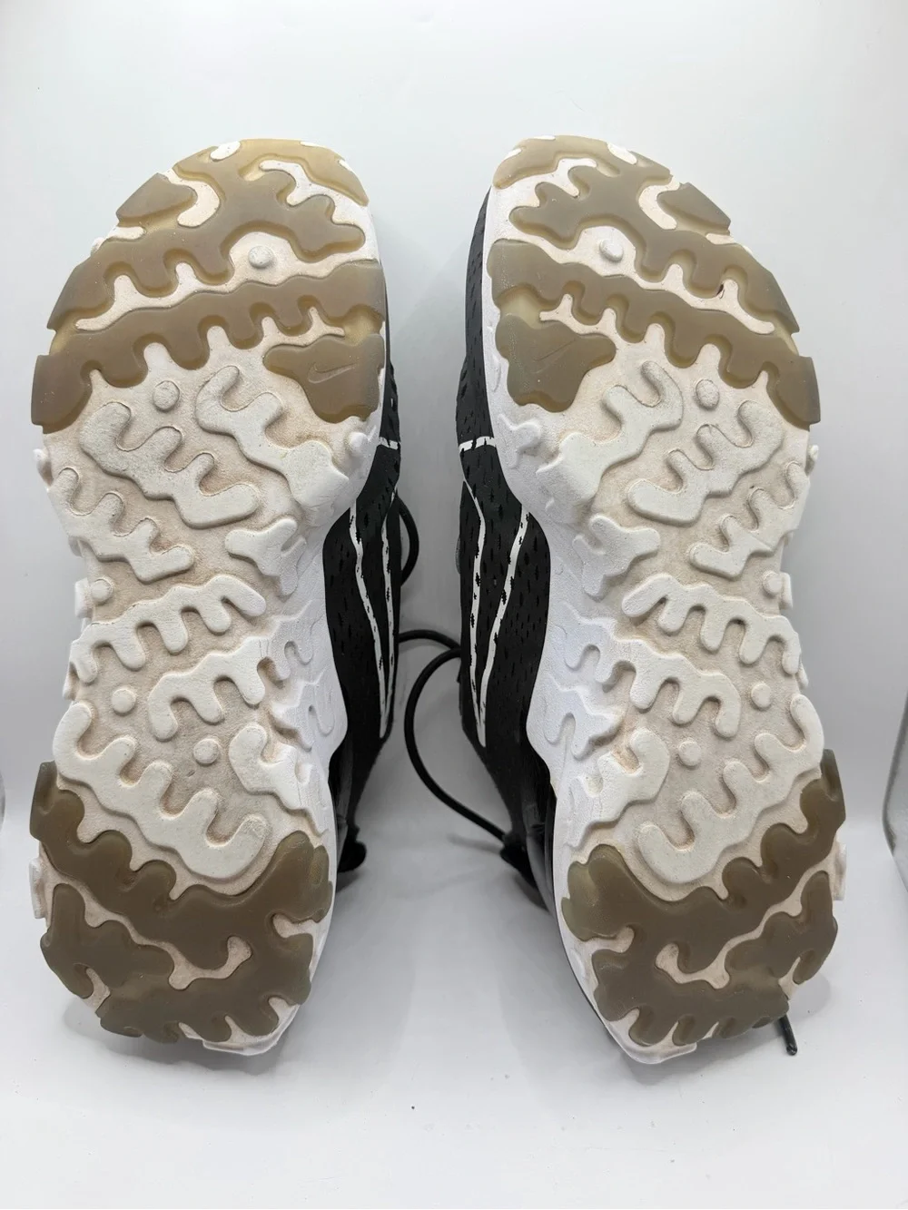 Nike Black and White Swoosh Athletic Sneakers